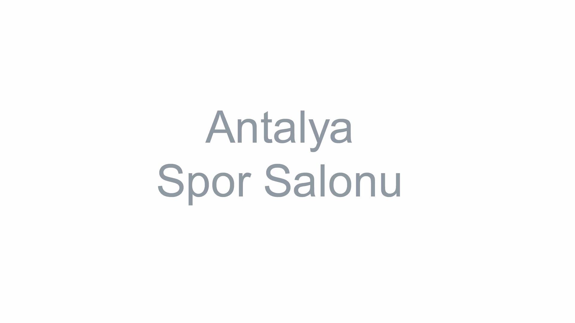 Antalya Spor Salonu