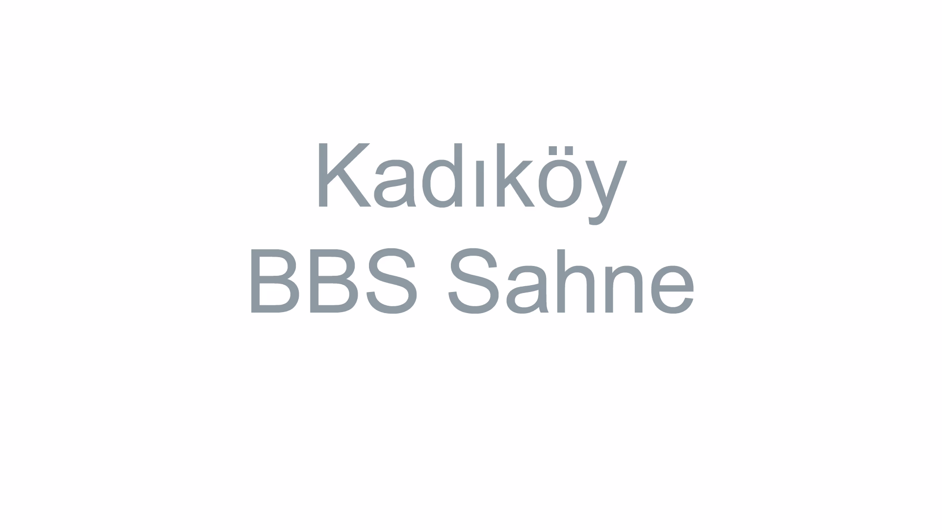 Kadıköy BBS Sahne