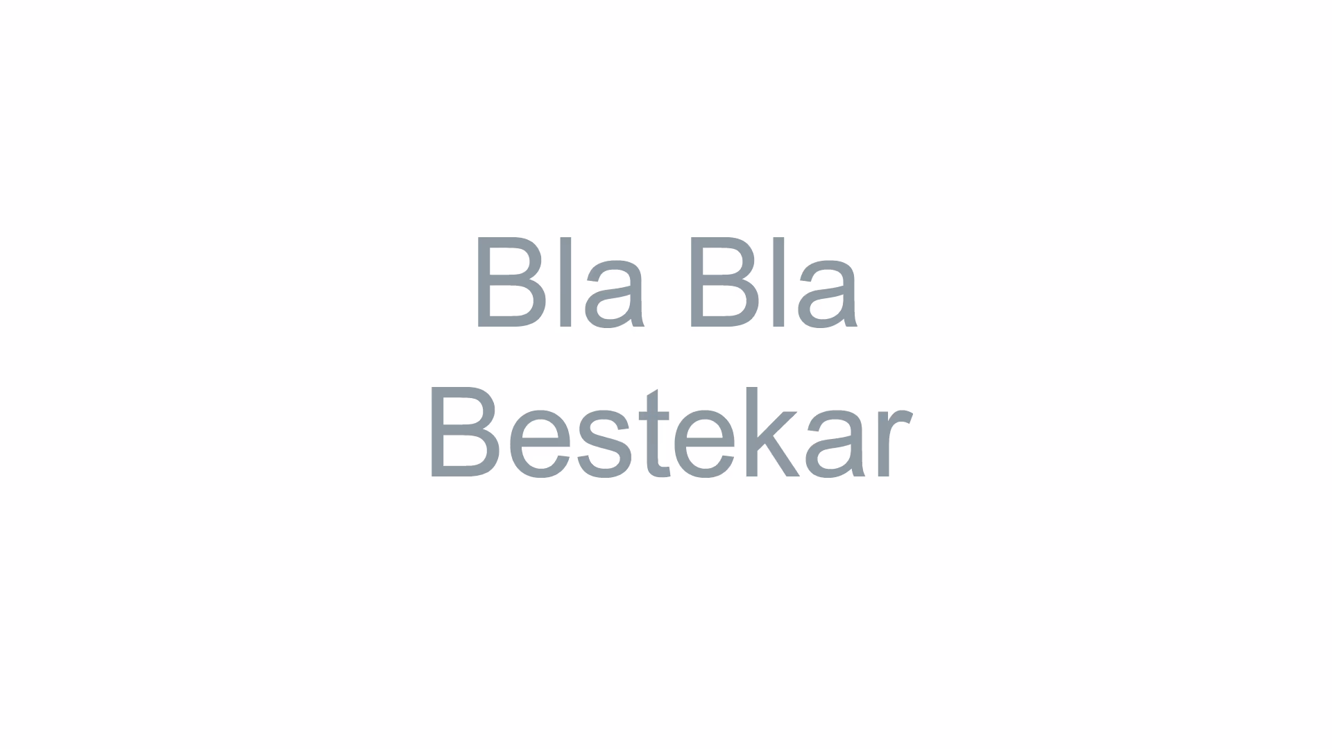 Bla Bla Bestekar