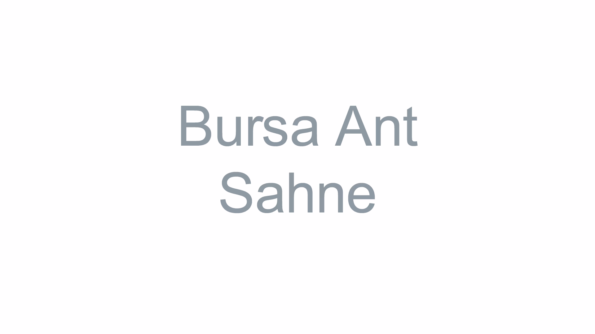 Bursa Ant Sahne