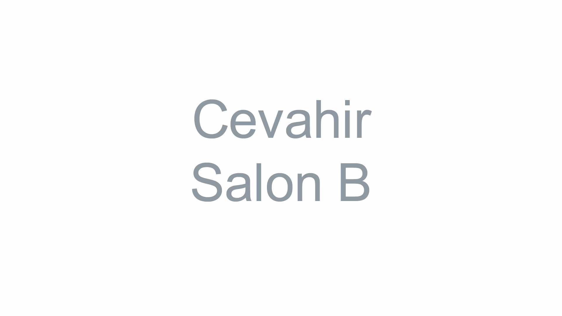Cevahir Salon B