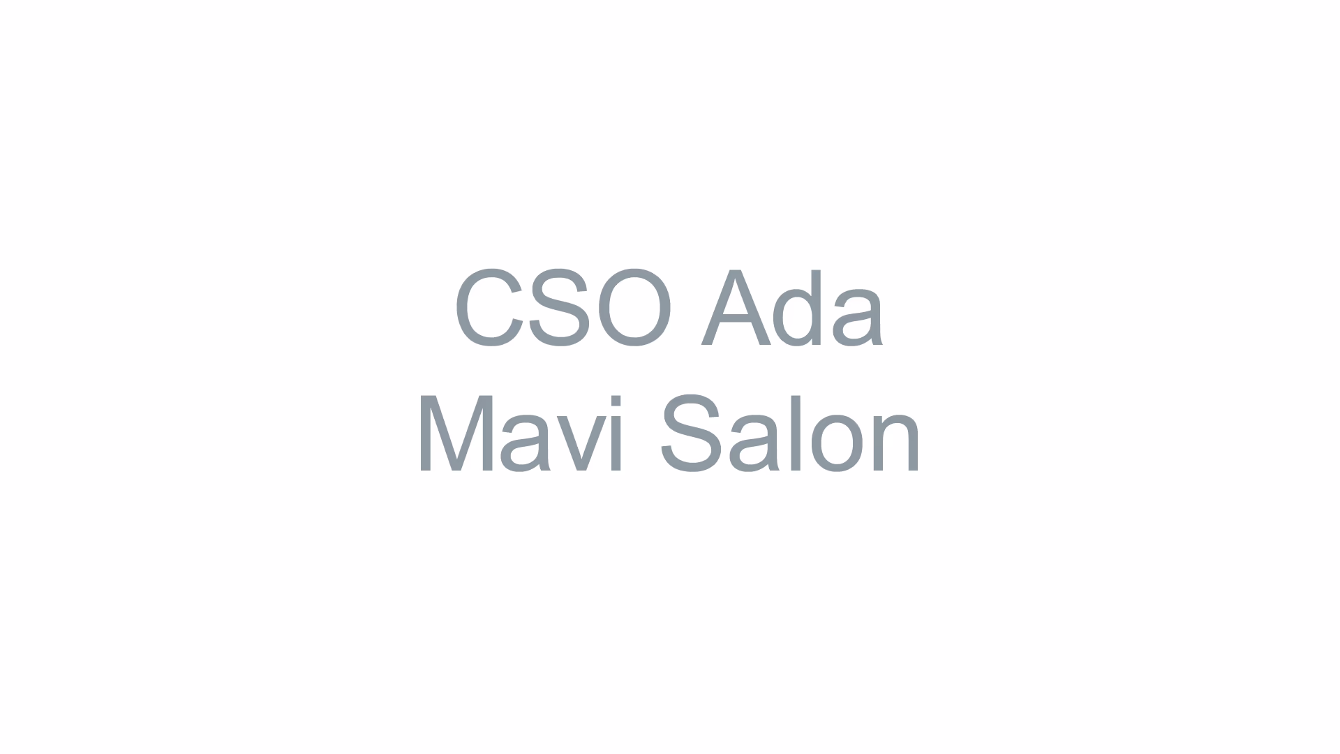 CSO Ada Mavi Salon
