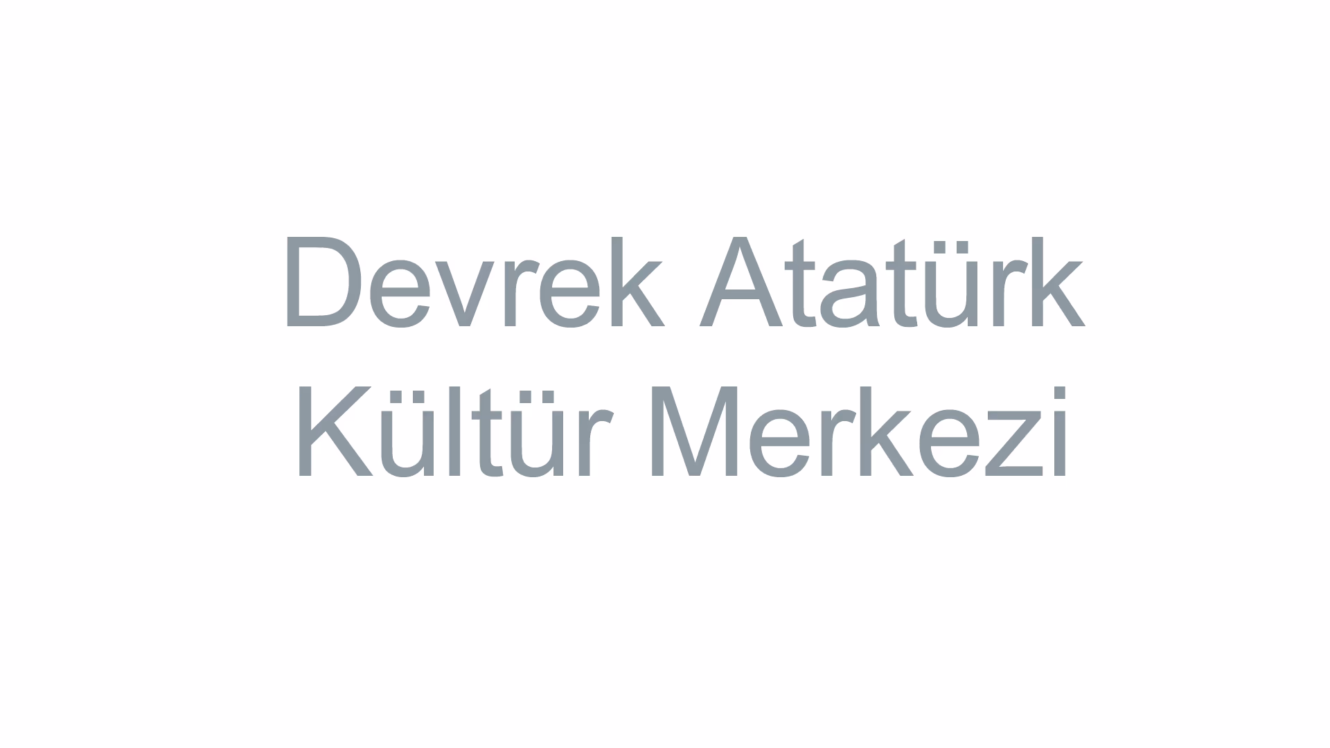 Devrek Atatürk Kültür Merkezi