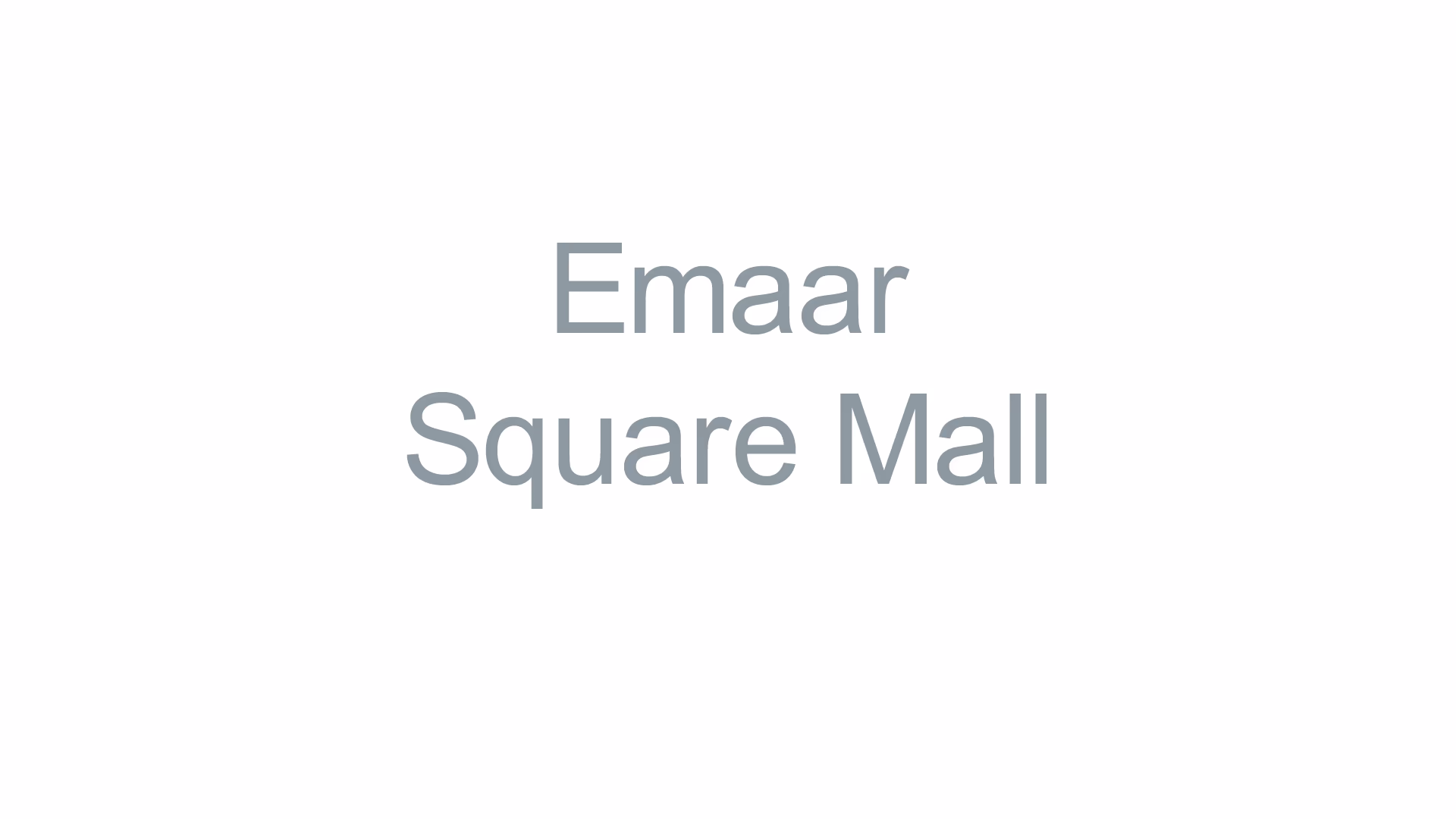 Emaar Square Mall