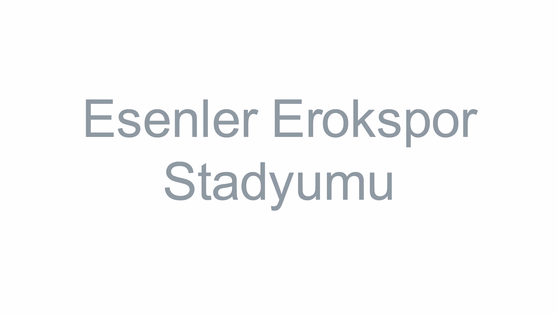 Esenler Erokspor Stadyumu
