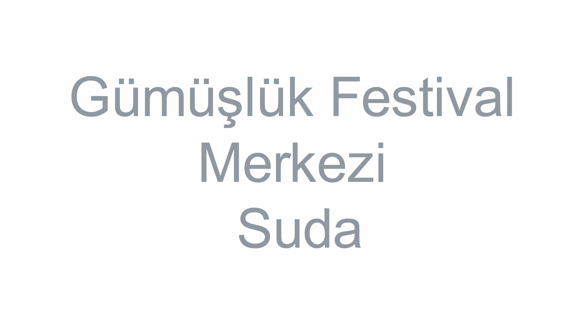 Gümüşlük Festival Merkezi – Suda