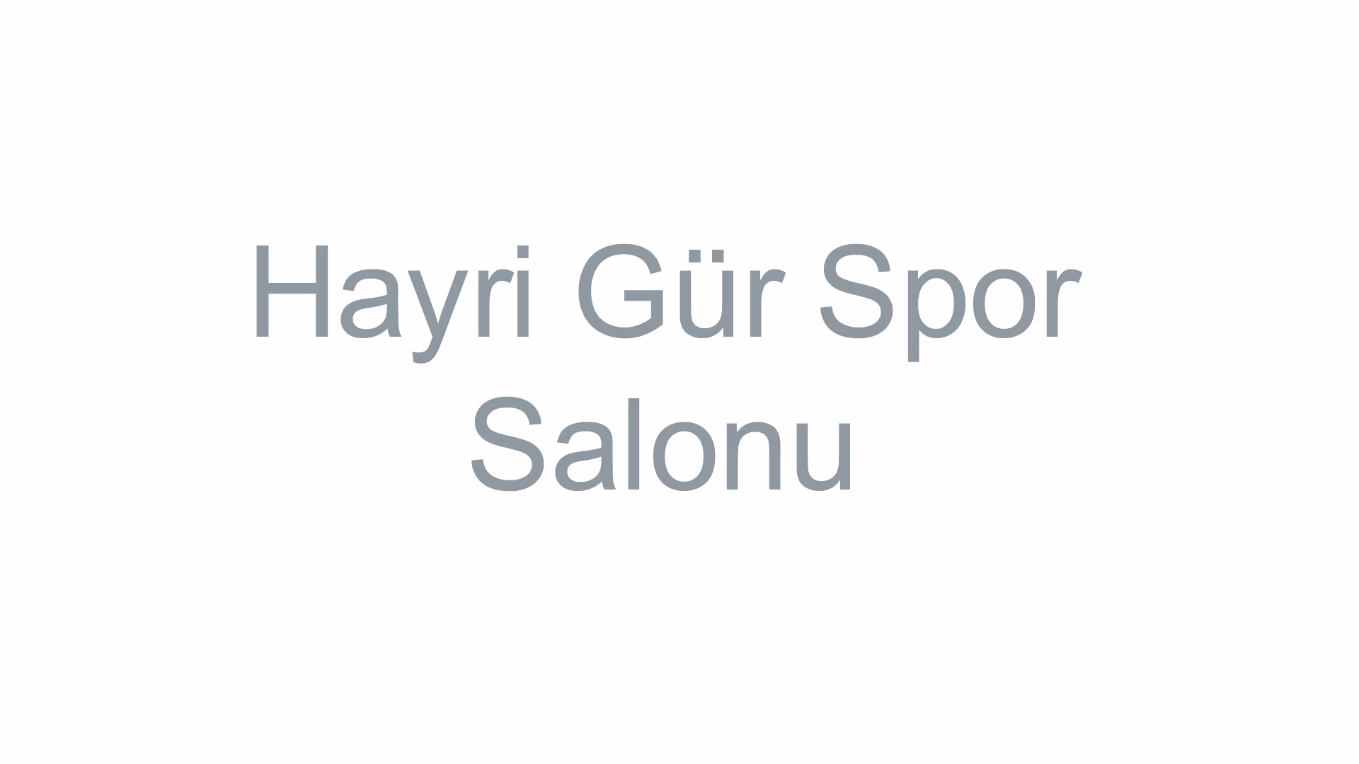 Hayri Gür Spor Salonu