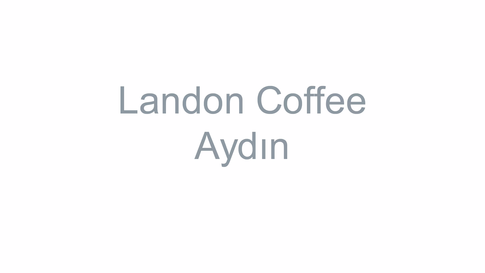 Landon Coffee Aydın