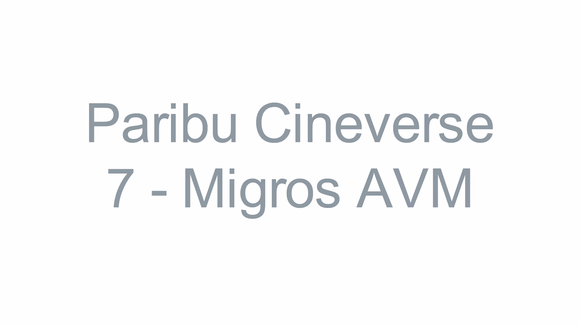Paribu Cineverse 7 - Migros AVM