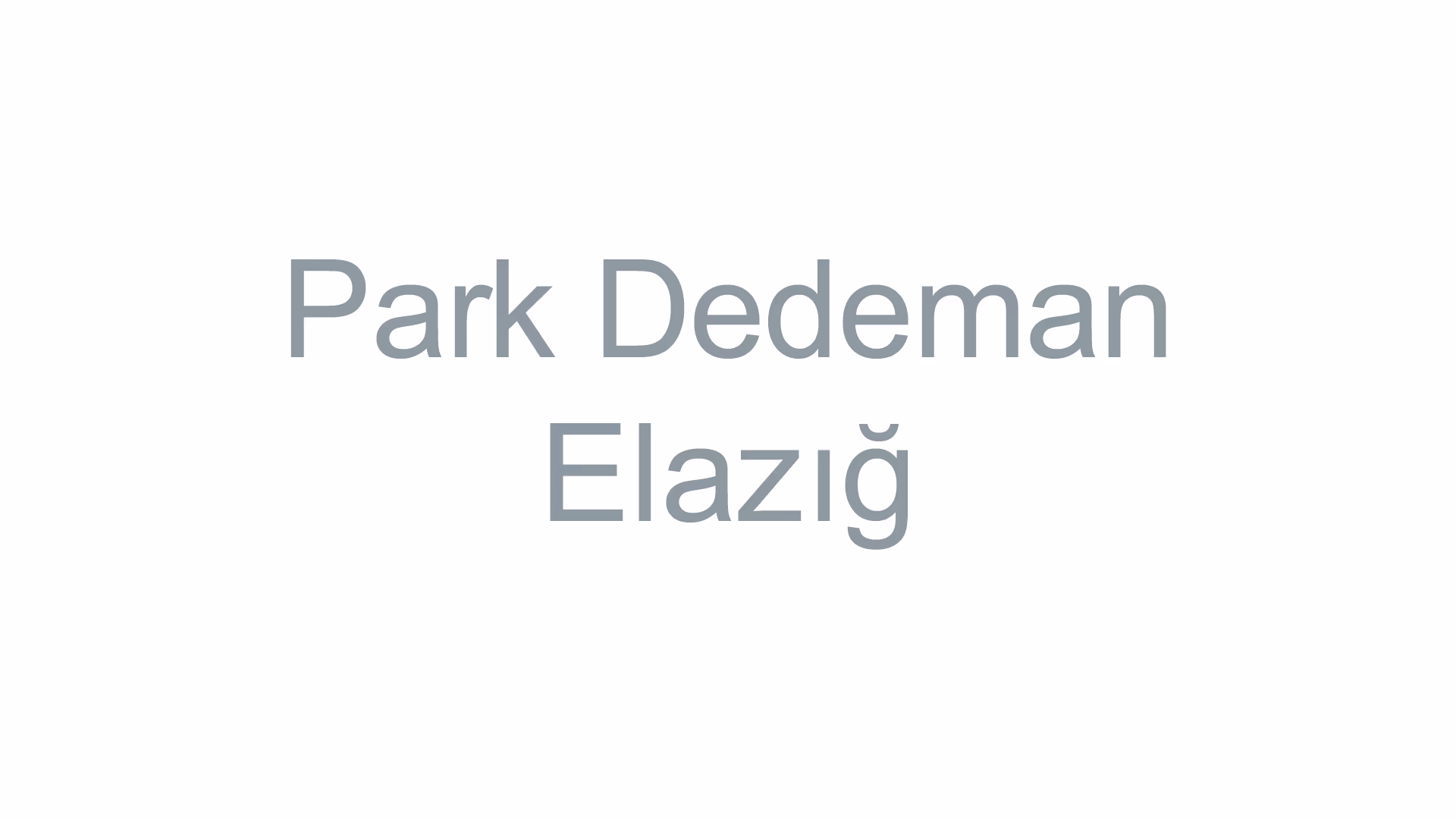 Park Dedeman Elazığ