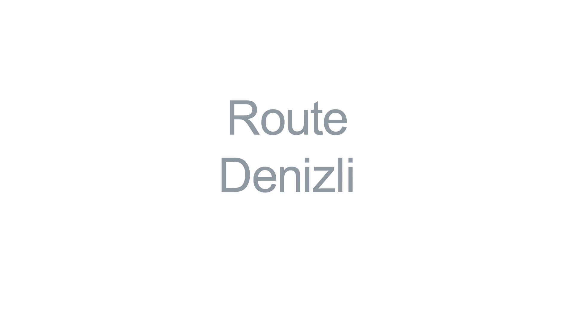 Route Denizli