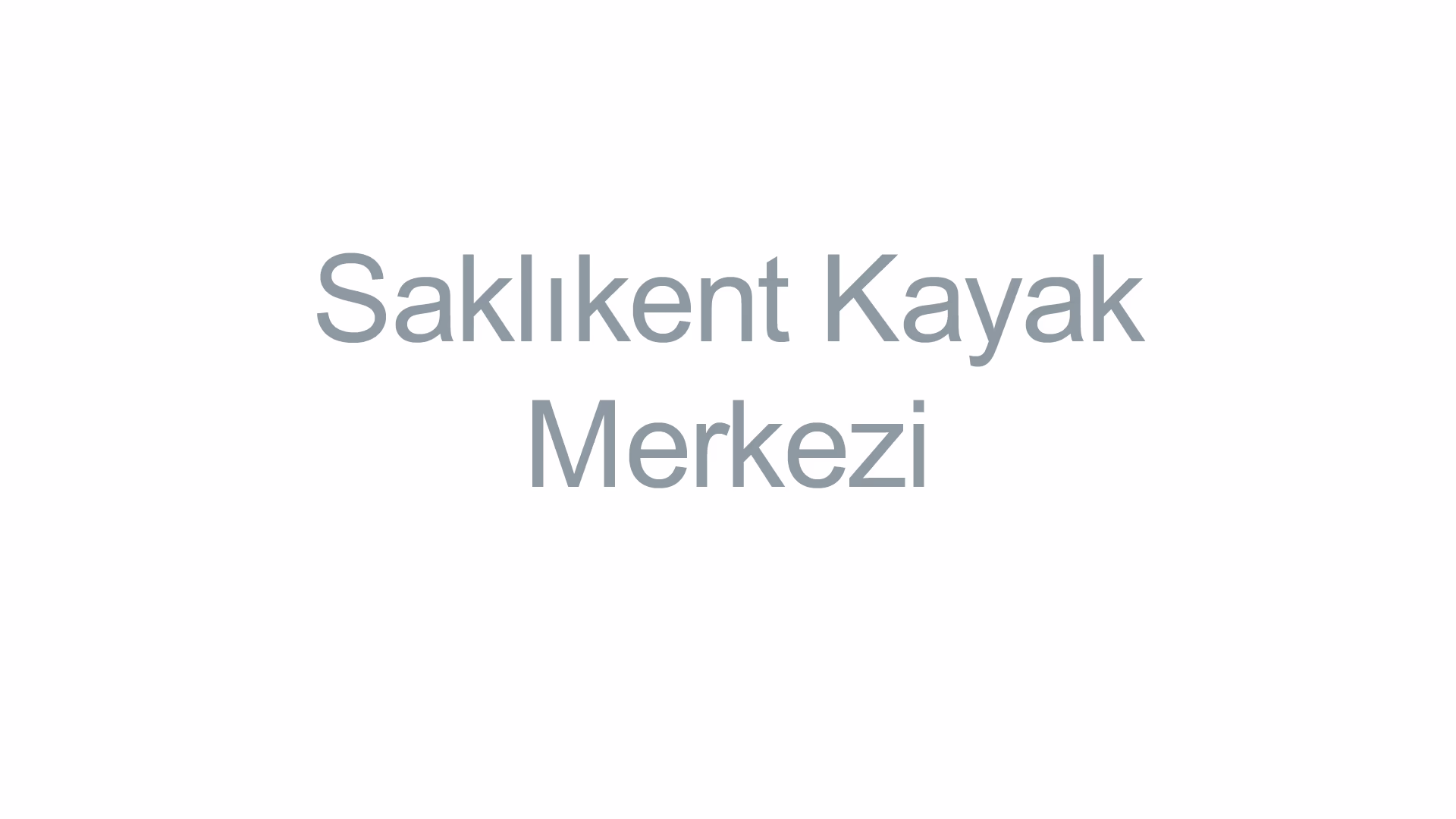 Saklıkent Kayak Merkezi