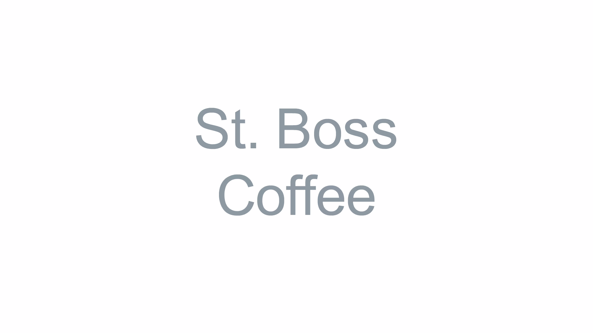 St. Boss Coffee