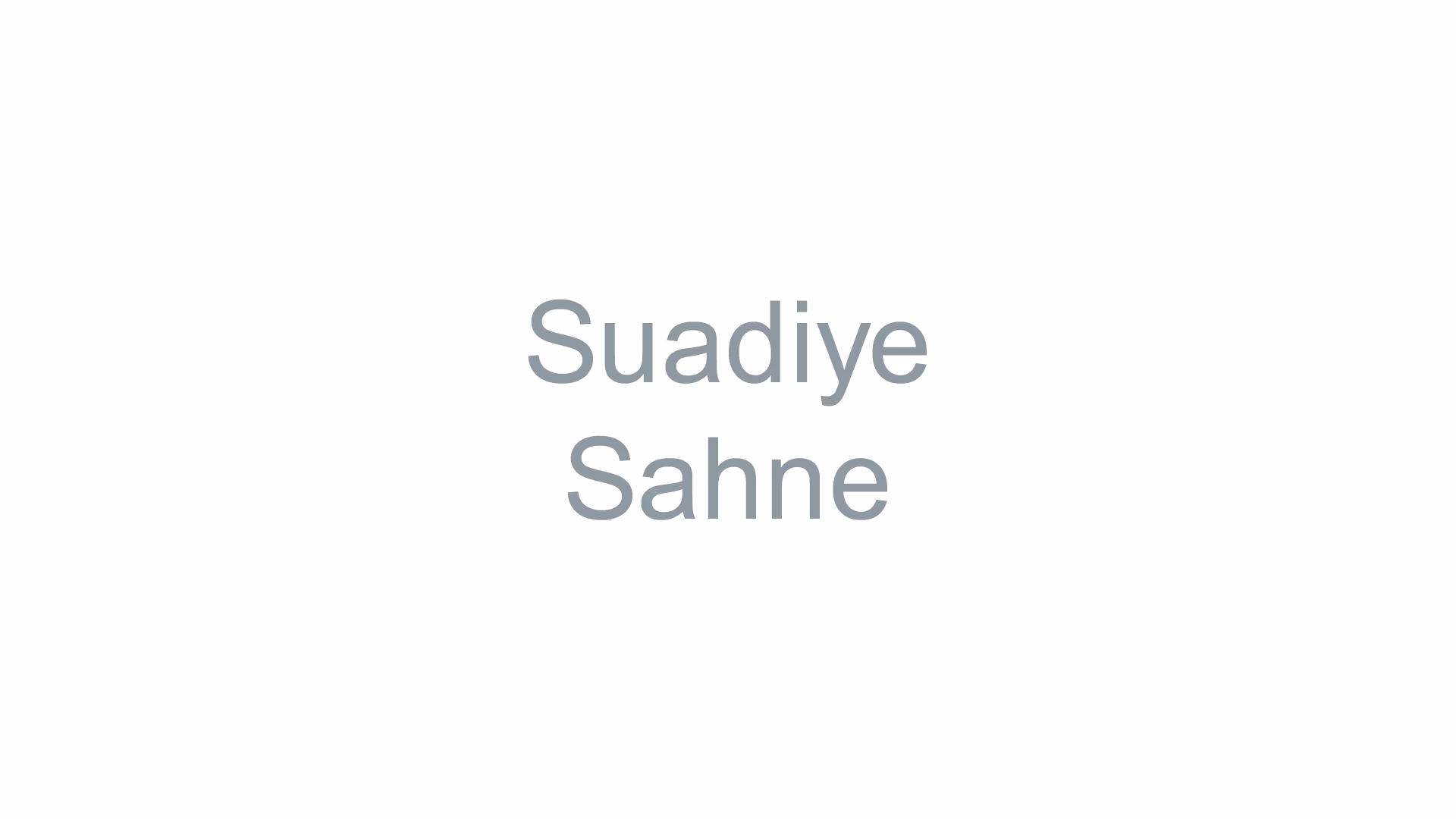 Suadiye Sahne