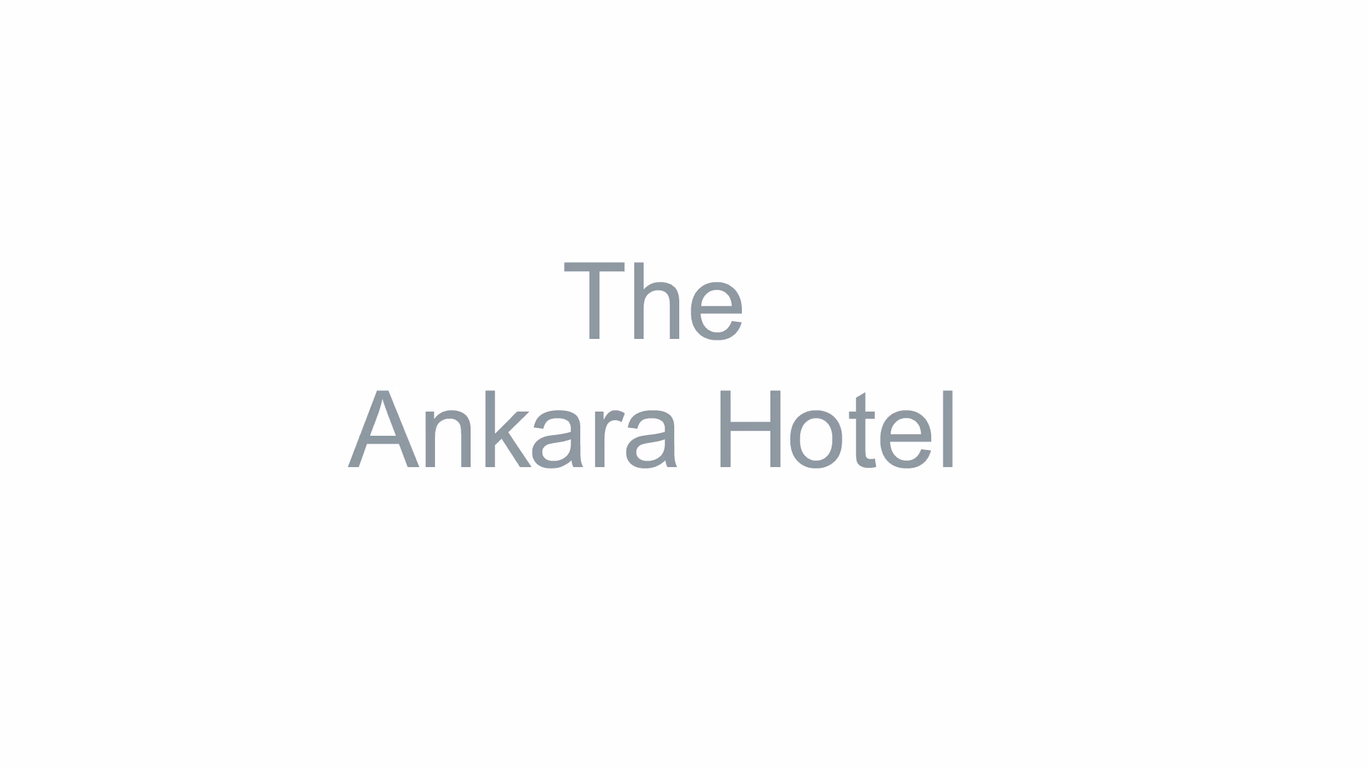 The Ankara Hotel