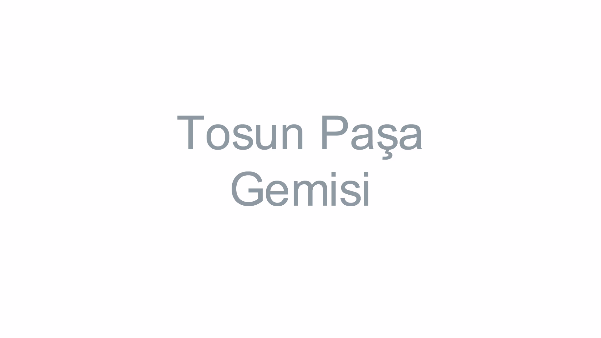 Tosun Paşa Gemisi